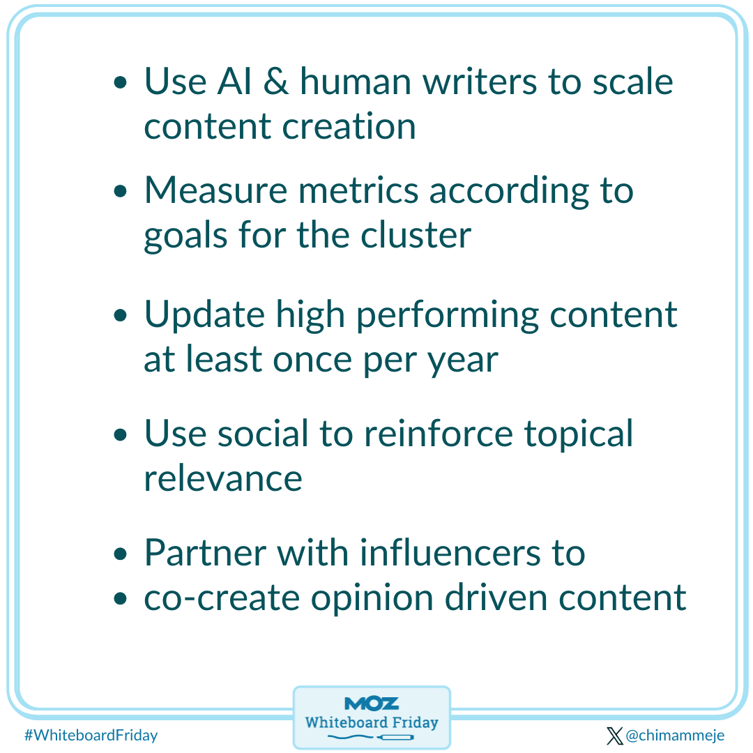 Topic clusters and content mapping diagram