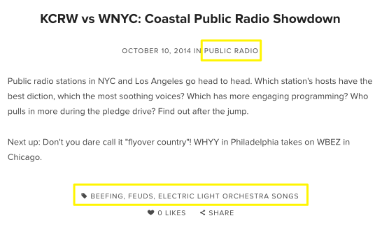 Logos of KCRW and WNYC