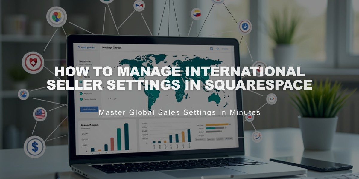 How to Manage International Seller Settings in Squarespace