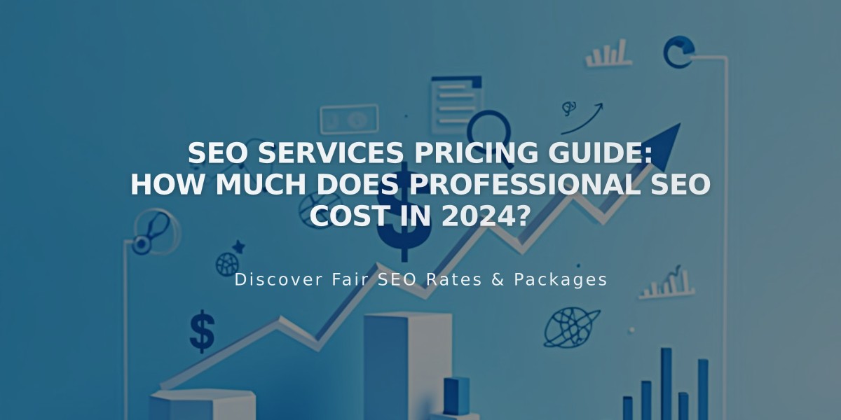 SEO Services Pricing Guide: How Much Does Professional SEO Cost in 2024?