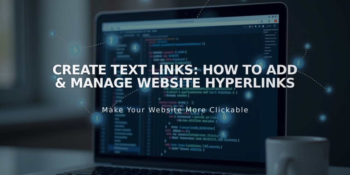 Create Text Links: How to Add & Manage Website Hyperlinks