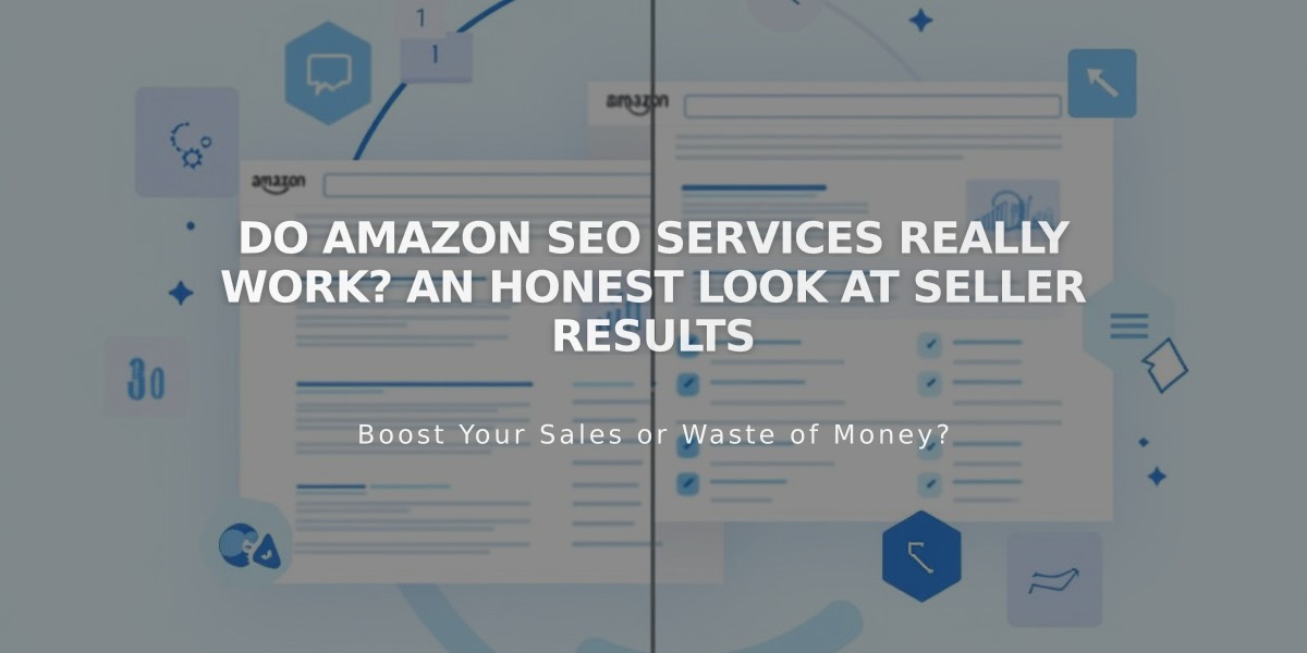 Do Amazon SEO Services Really Work? An Honest Look at Seller Results