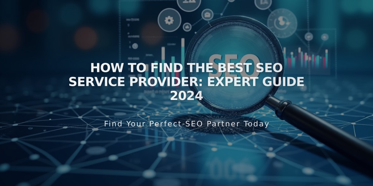 How to Find the Best SEO Service Provider: Expert Guide 2024