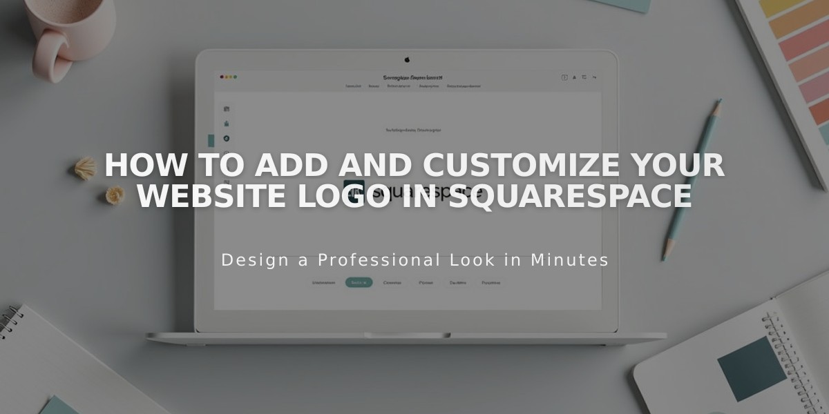 How to Add and Customize Your Website Logo in Squarespace