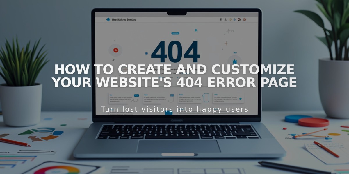 How to Create and Customize Your Website's 404 Error Page