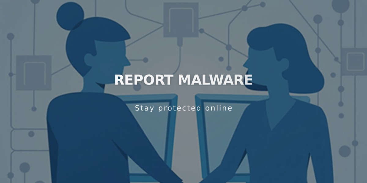 Report malware