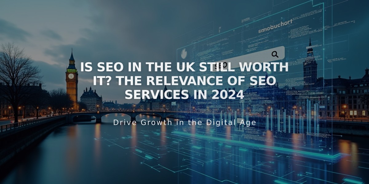 Is SEO in the UK Still Worth It? The Relevance of SEO Services in 2024