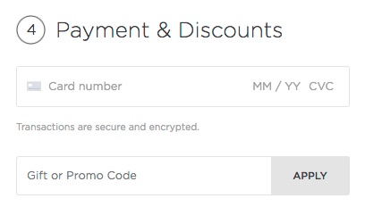 Payment options and discounts