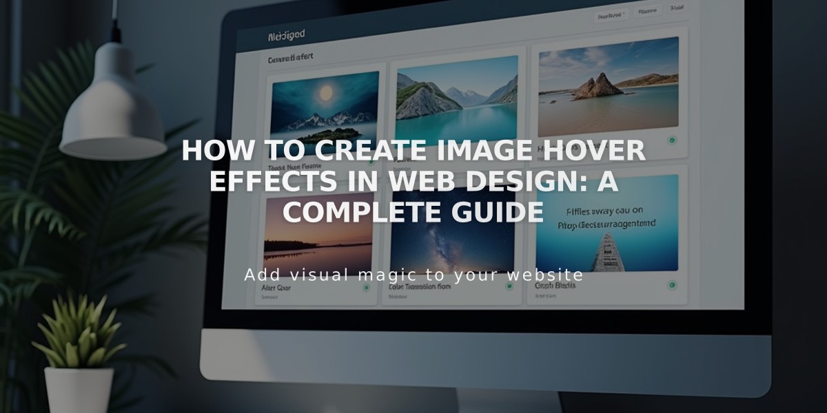 How to Create Image Hover Effects in Web Design: A Complete Guide