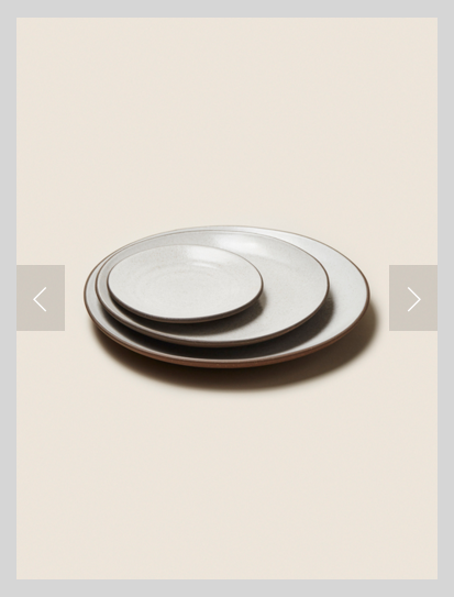 Three plates on a light brown surface