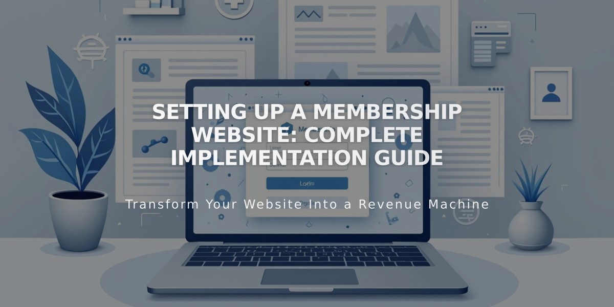 Setting Up a Membership Website: Complete Implementation Guide