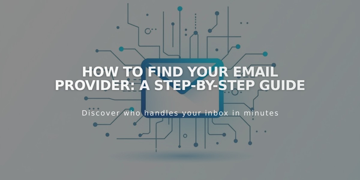 How to Find Your Email Provider: A Step-by-Step Guide