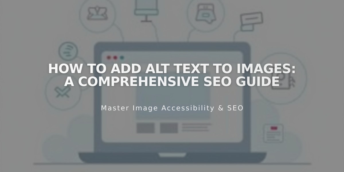 How to Add Alt Text to Images: A Comprehensive SEO Guide