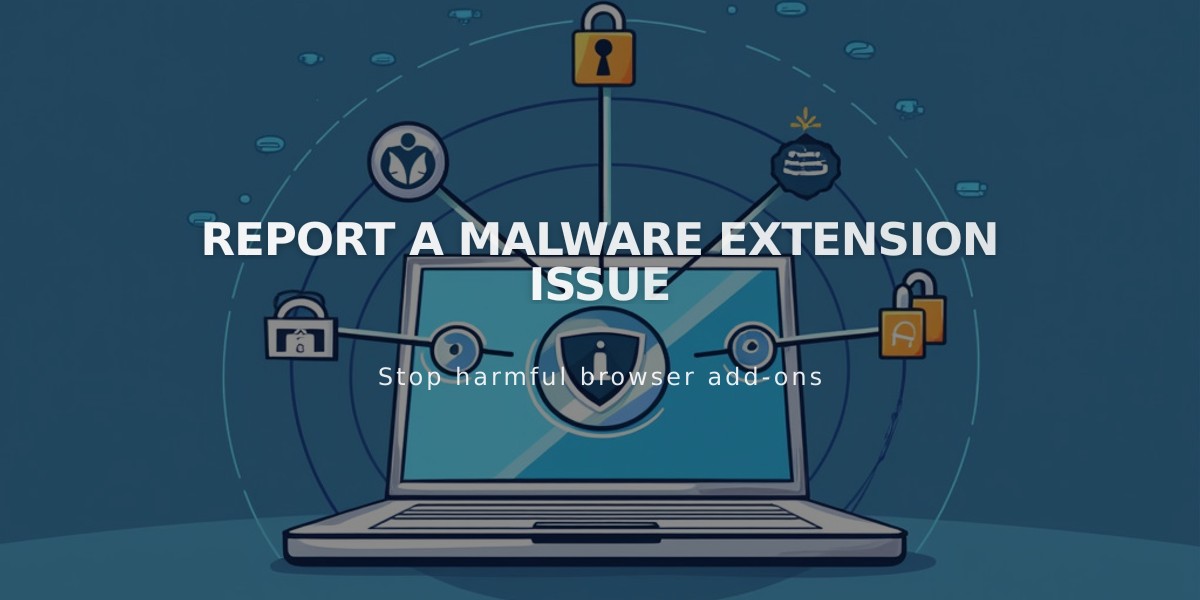 Report a Malware Extension Issue