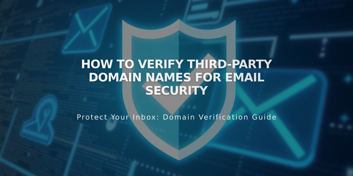 How to Verify Third-Party Domain Names for Email Security