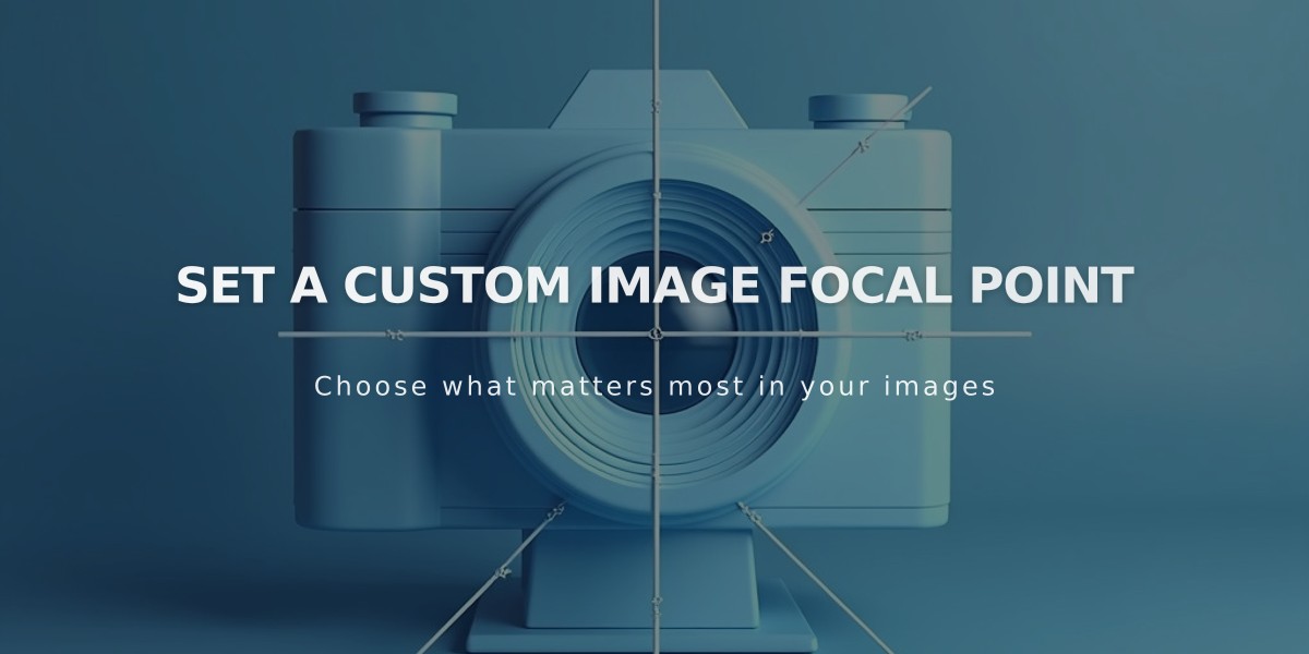 Set a Custom Image Focal Point