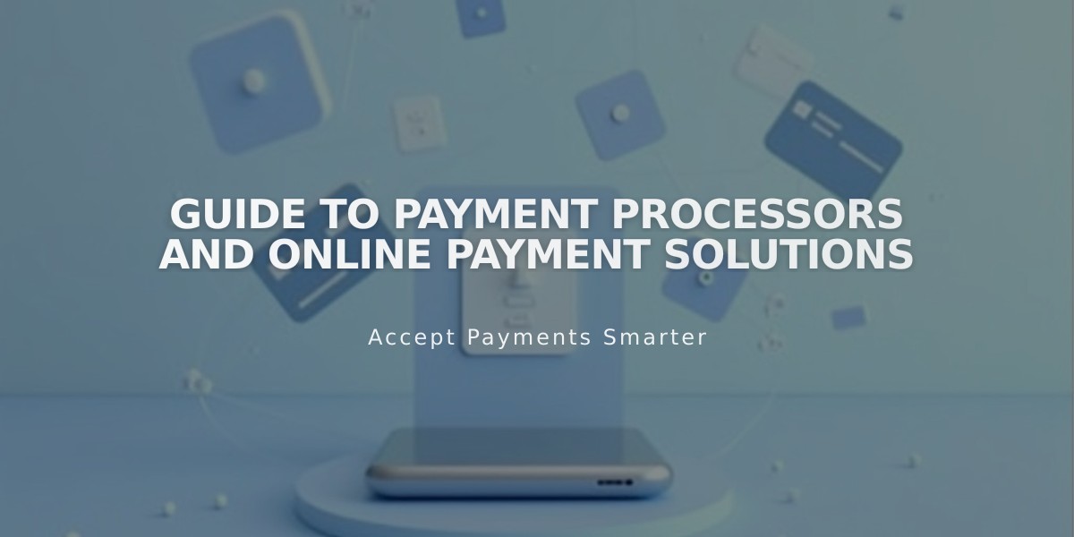 Guide to Payment Processors and Online Payment Solutions