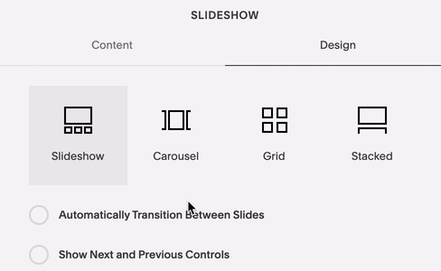 Presentation design icons