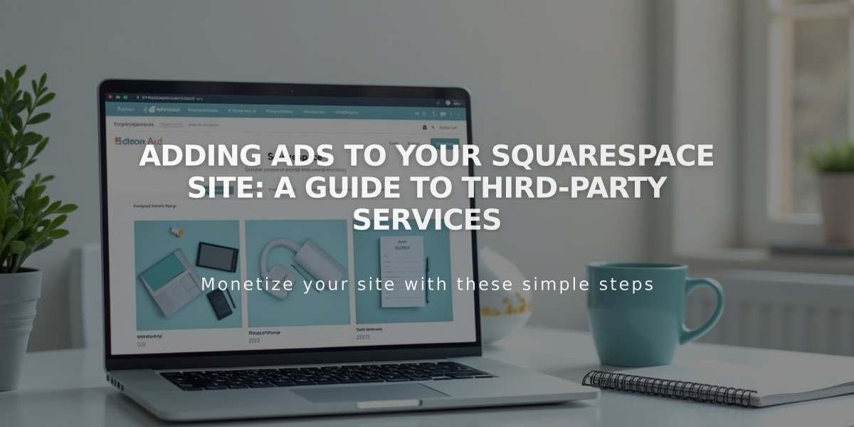 Adding Ads to Your Squarespace Site: A Guide to Third-Party Services