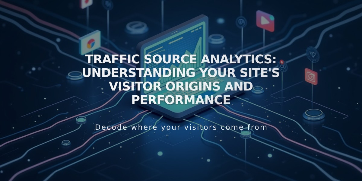 Traffic Source Analytics: Understanding Your Site's Visitor Origins and Performance