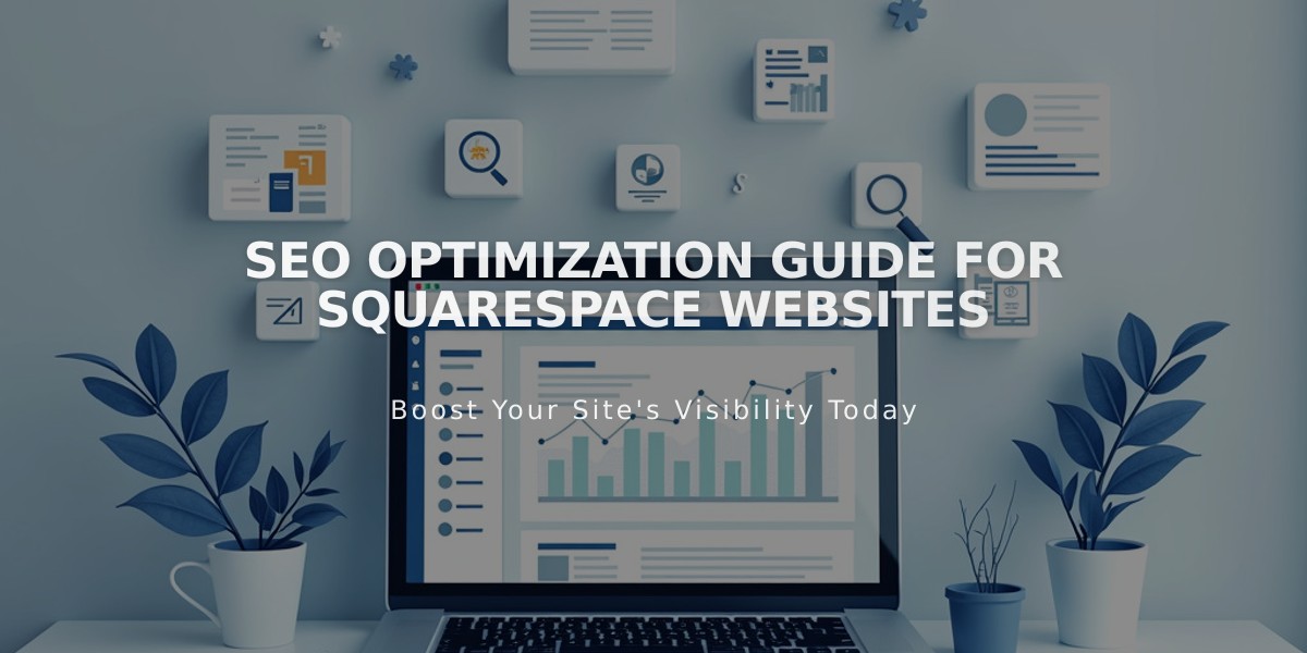 SEO optimization guide for Squarespace websites