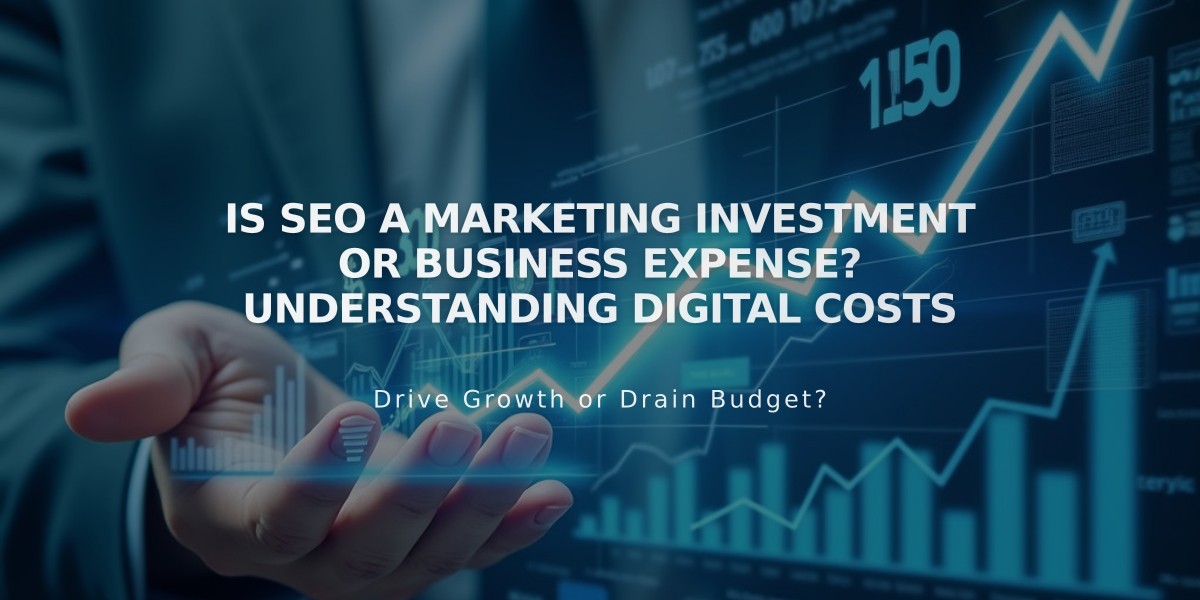 Is SEO a Marketing Investment or Business Expense? Understanding Digital Costs