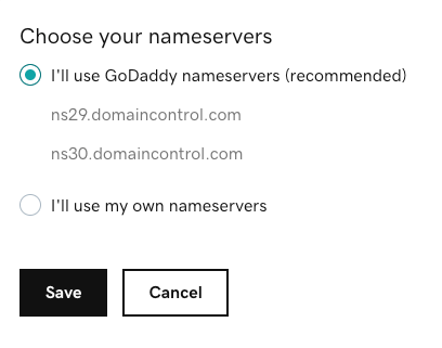 Squarespace DNS server configuration settings