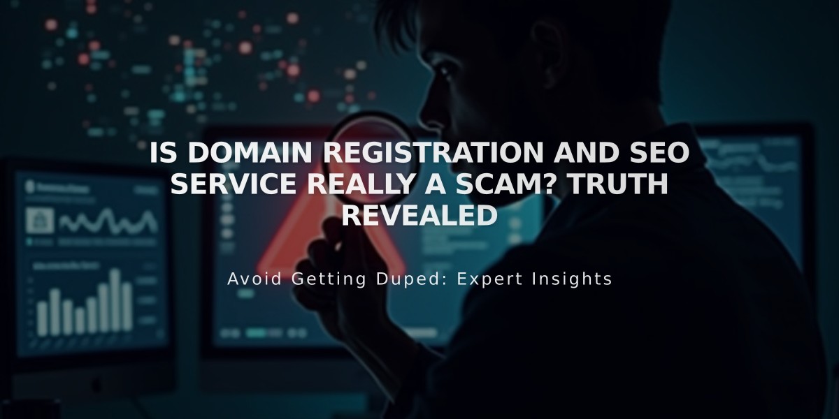 Is Domain Registration and SEO Service Really a Scam? Truth Revealed