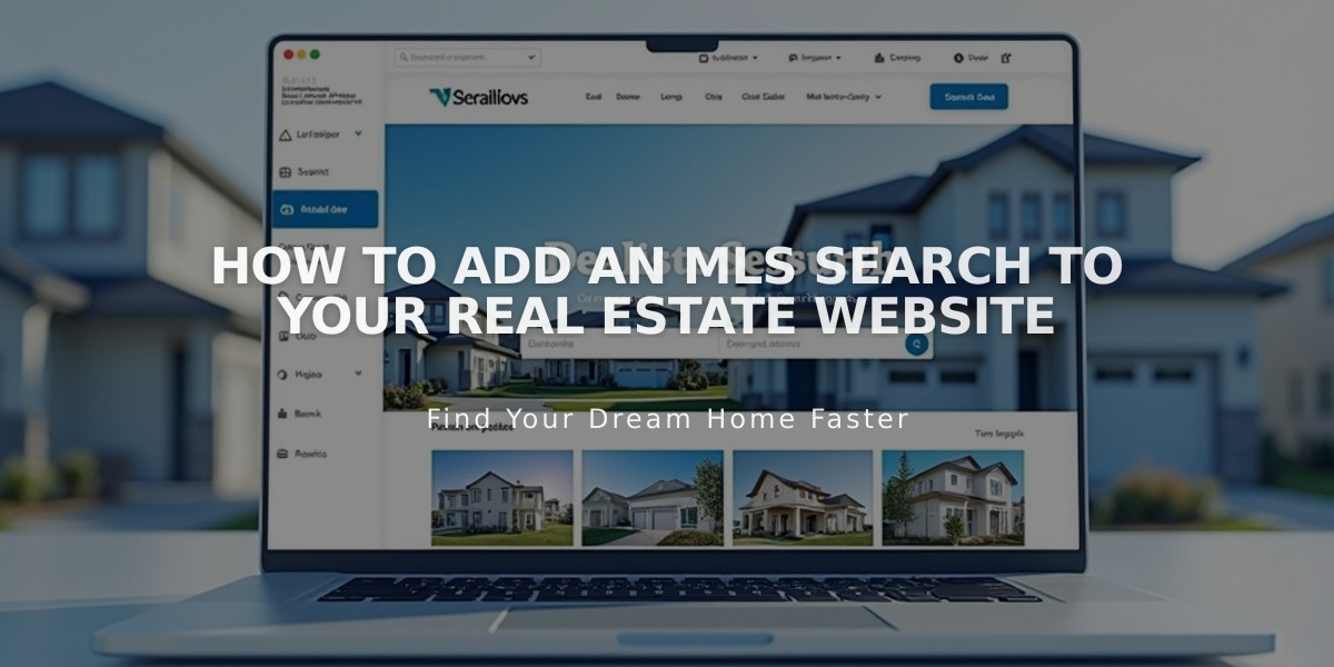 How to Add an MLS Search to Your Real Estate Website