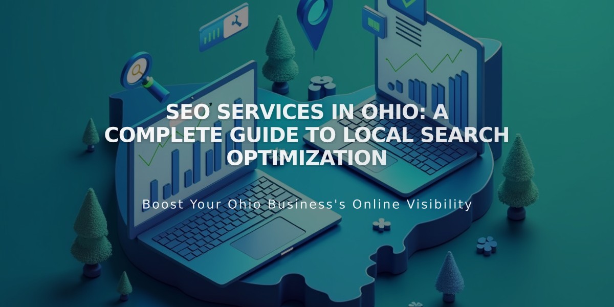 SEO Services in Ohio: A Complete Guide to Local Search Optimization