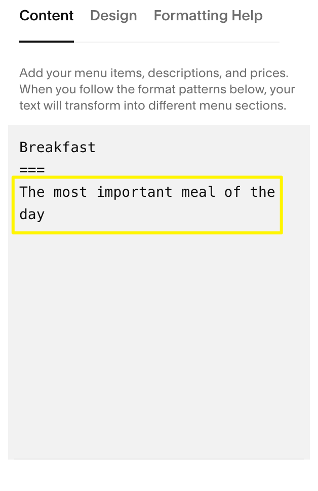 Text: The most important meal