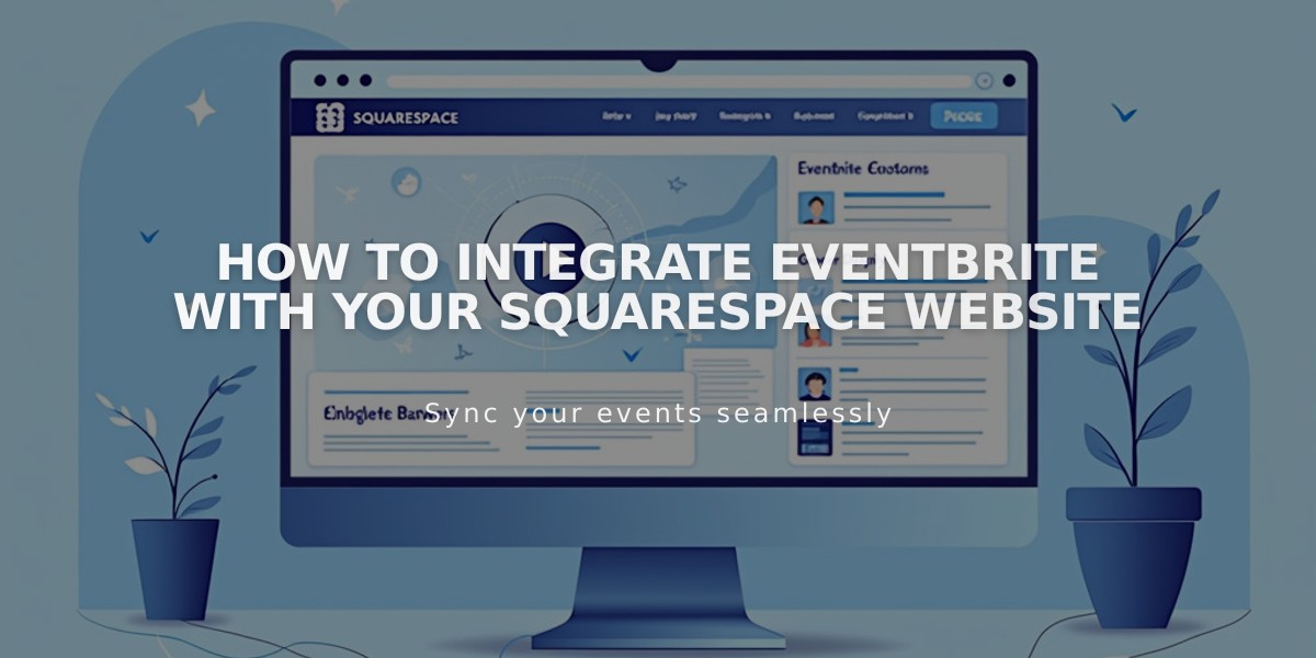 How to Integrate Eventbrite with Your Squarespace Website