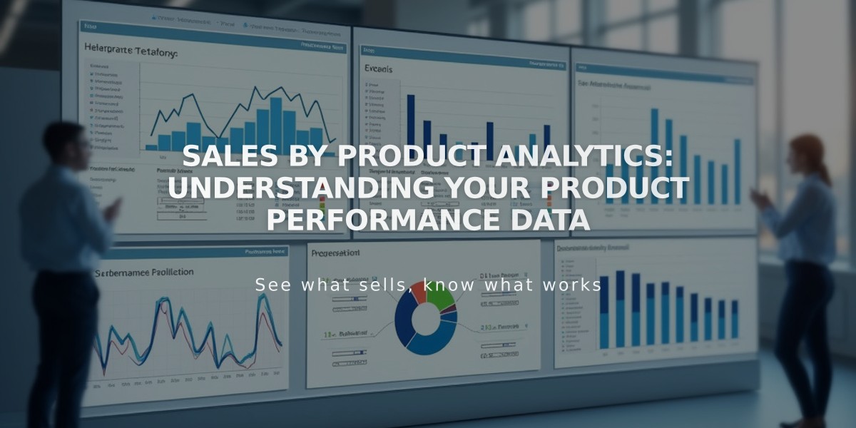 Sales by Product Analytics: Understanding Your Product Performance Data