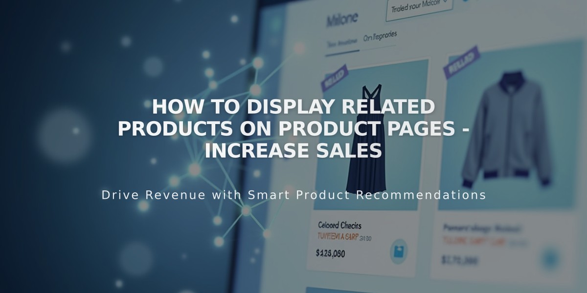 How to Display Related Products on Product Pages - Increase Sales