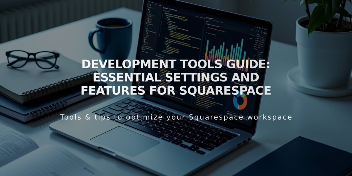 Development Tools Guide: Essential Settings and Features for Squarespace