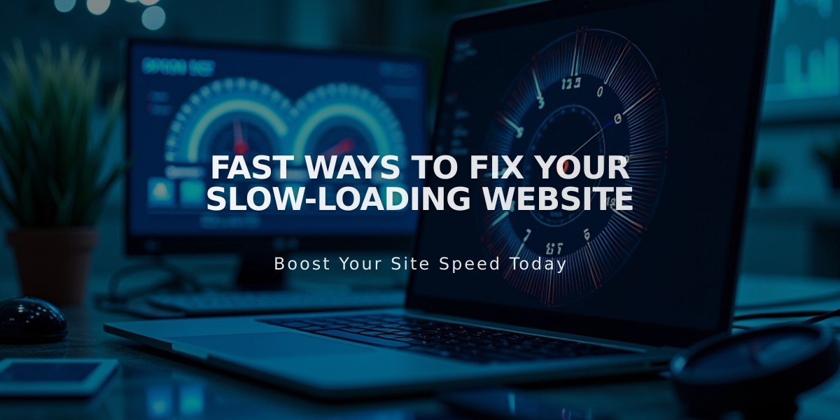 Fast Ways to Fix Your Slow-Loading Website