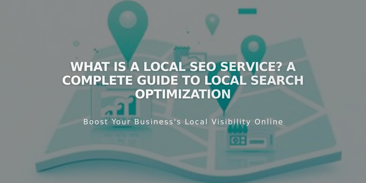 What Is a Local SEO Service? A Complete Guide to Local Search Optimization