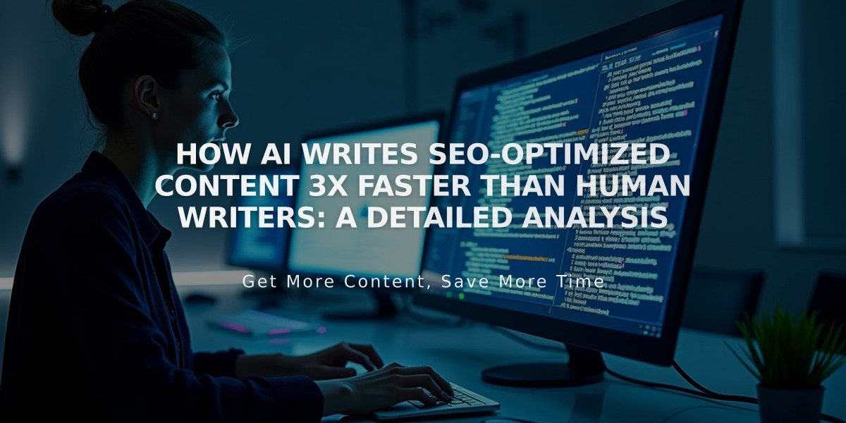 How AI Writes SEO-Optimized Content 3X Faster Than Human Writers: A Detailed Analysis