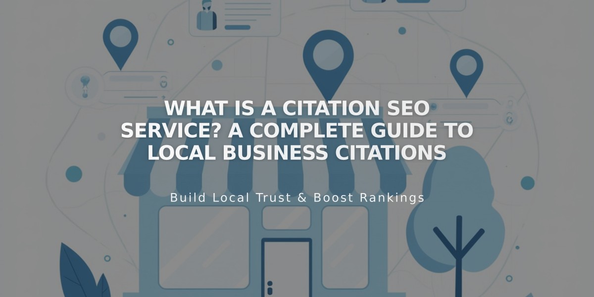 What Is a Citation SEO Service? A Complete Guide to Local Business Citations