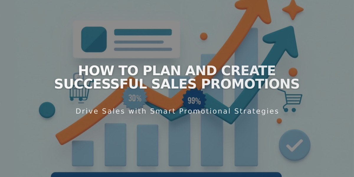 How to Plan and Create Successful Sales Promotions