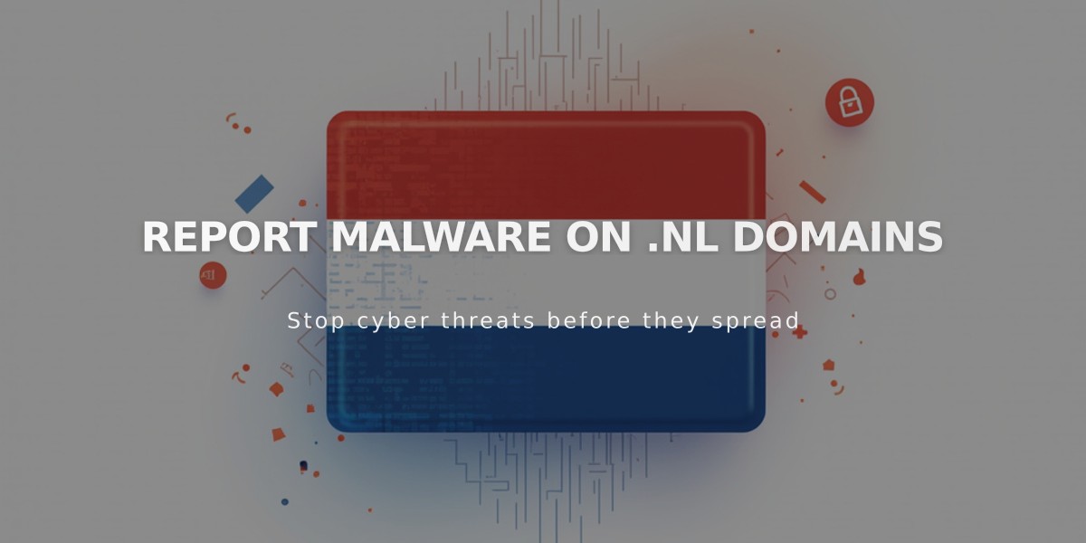 Report Malware on .nl Domains