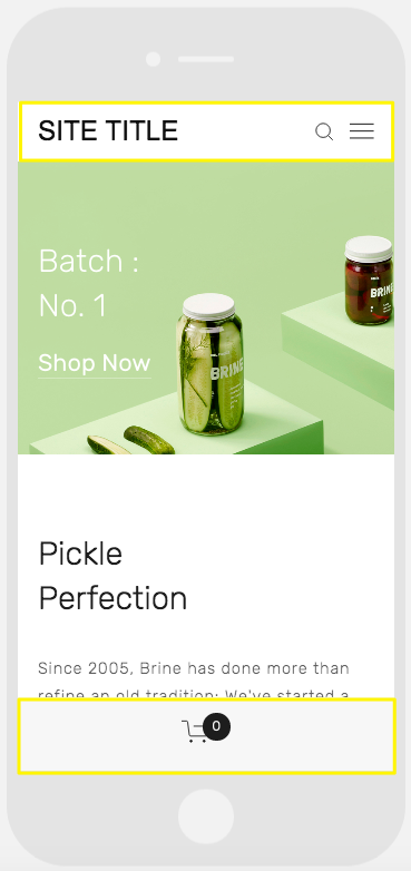 Green background with a white pickle jar