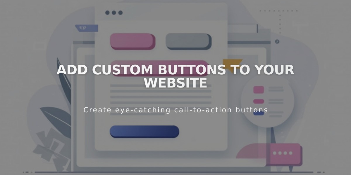 Add Custom Buttons to Your Website