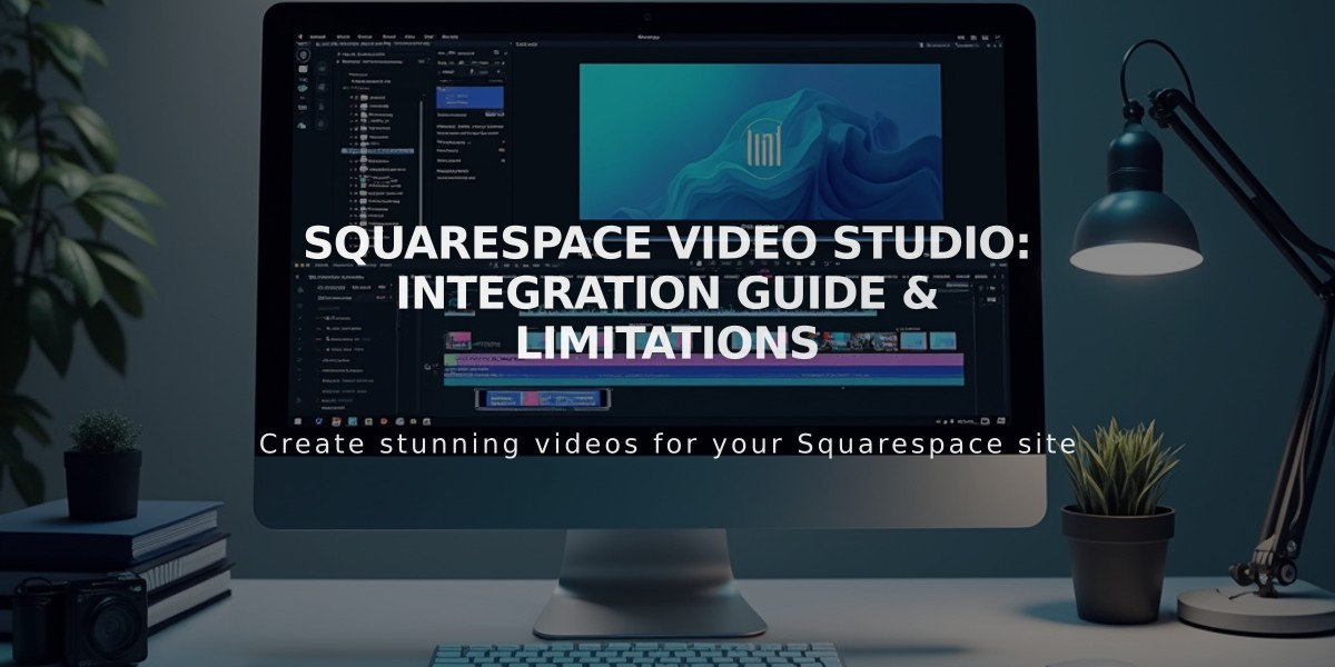 Squarespace Video Studio: Integration Guide & Limitations